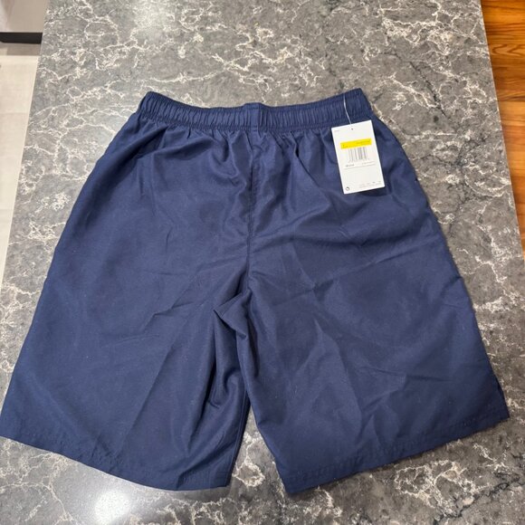 NWT Nike Men's Navy Swim Trunks - Picture 2 of 12